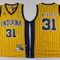 31 Reggie Miller  Stitched Jersey Size S to 3 XL yellow