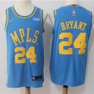 24 Kobe Bryant Stitched Jersey Size S to 3 XL blue