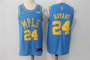 24 Kobe Bryant Stitched Jersey Size S to 3 XL blue