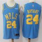 24 Kobe Bryant Stitched Jersey Size S to 3 XL blue