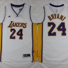 24 Kobe Bryant Stitched Jersey Size S to 3 XL white