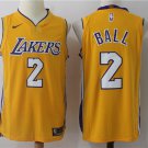 2 Lonzo Ball  Stitched Jersey Size S to 3 XL yellow