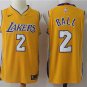 2 Lonzo Ball  Stitched Jersey Size S to 3 XL yellow