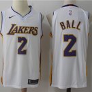 2 Lonzo Ball  Stitched Jersey Size S to 3 XL white