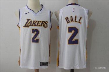 2 Lonzo Ball  Stitched Jersey Size S to 3 XL white