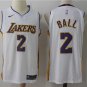 2 Lonzo Ball  Stitched Jersey Size S to 3 XL white