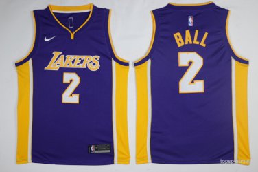 2 Lonzo Ball  Stitched Jersey Size S to 3 XL blue 1