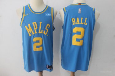 2 Lonzo Ball  Stitched Jersey Size S to 3 XL blue 2