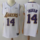 14 Brandon Ingram  Stitched Jersey Size S to 3 XL white