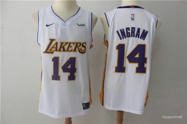 14 Brandon Ingram  Stitched Jersey Size S to 3 XL white
