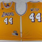 44 Jerry West  Stitched Jersey Size S to 3 XL yellow