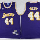44 Jerry West  Stitched Jersey Size S to 3 XL blue 2