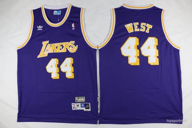 44 Jerry West  Stitched Jersey Size S to 3 XL blue 2