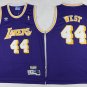 44 Jerry West  Stitched Jersey Size S to 3 XL blue 2