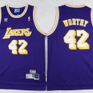 42 Artest Worthy Stitched Jersey Size S to 3 XL blue