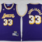33 Kareem Abdul Jabbar  Stitched Jersey Size S to 3 XL blue
