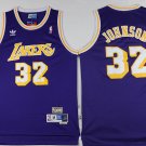 32 Magic Johnson  Stitched Jersey Size S to 3 XL blue