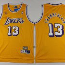 13 wilt chamberlain Stitched Jersey Size S to 3 XL yellow