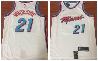 21 Hassan Whiteside  Stitched Jersey Size S to 3 XL white 2
