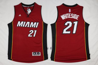 21 Hassan Whiteside  Stitched Jersey Size S to 3 XL red