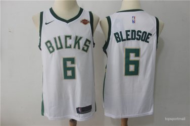 6 Eric Bledsoe Stitched Jersey Size S to 3 XL white