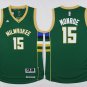 15 Greg Monroe Stitched Jersey Size S to 3 XL green 1