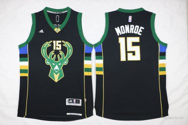 15 Greg Monroe Stitched Jersey Size S to 3 XL black