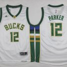 12 Jabari Parker  Stitched Jersey Size S to 3 XL white