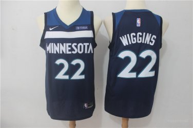 22 Andrew Wiggins  Stitched Jersey Size S to 3 XL blue