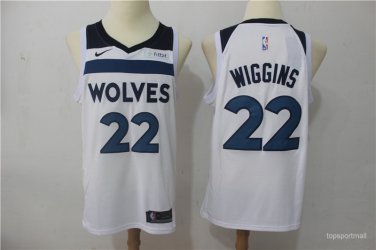 22 Andrew Wiggins  Stitched Jersey Size S to 3 XL white