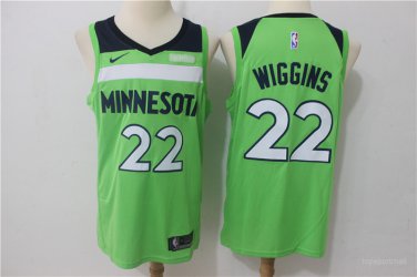 22 Andrew Wiggins  Stitched Jersey Size S to 3 XL green