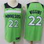 22 Andrew Wiggins  Stitched Jersey Size S to 3 XL green