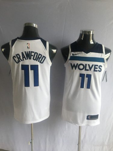 11 Jamal Crawford Stitched Jersey Size S to 3 XL white