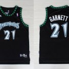 21 Kevin Garnett  Stitched Jersey Size S to 3 XL black