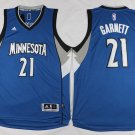 21 Kevin Garnett Stitched Jersey Size S to 3 XL blue