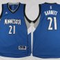 21 Kevin Garnett Stitched Jersey Size S to 3 XL blue