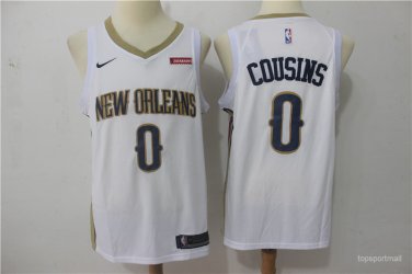 0 DeMarcus Cousins Stitched Jersey Size S to 3 XL white