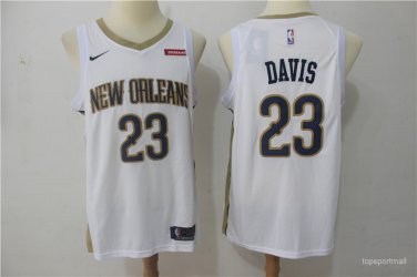 23 Anthony Davis Stitched Jersey Size S to 3 XL white