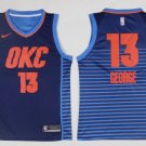 13 Paul George Stitched Jersey Size S to 3 XL blue 1