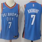 7 Carmelo Anthony Stitched Jersey Size S to 3 XL blue 1