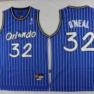 32 Shaquille O Neal  Stitched Jersey Size S to 3 XL  blue