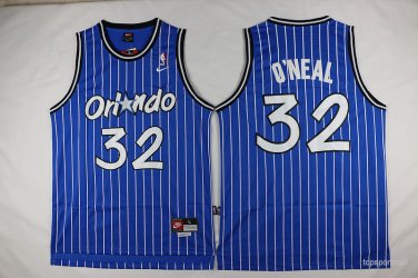 32 Shaquille O Neal  Stitched Jersey Size S to 3 XL  blue