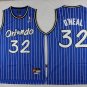 32 Shaquille O Neal  Stitched Jersey Size S to 3 XL  blue
