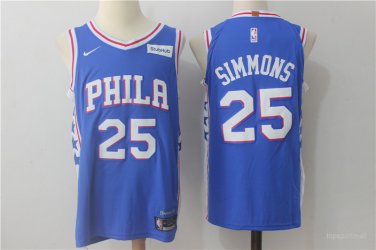 25 Ben Simmons Stitched Jersey Size S to 3 XL  blue 1