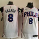 8 Jahlil Okafor Stitched Jersey Size S to 3 XL  white