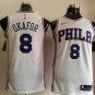 8 Jahlil Okafor Stitched Jersey Size S to 3 XL  white