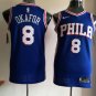 8 Jahlil Okafor Stitched Jersey Size S to 3 XL  blue