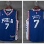 7 Markelle Fultz Stitched Jersey Size S to 3 XL  blue