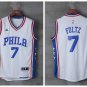 7 Markelle Fultz Stitched Jersey Size S to 3 XL  white