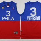 3 Allen Iverson  Stitched Jersey Size S to 3 XL